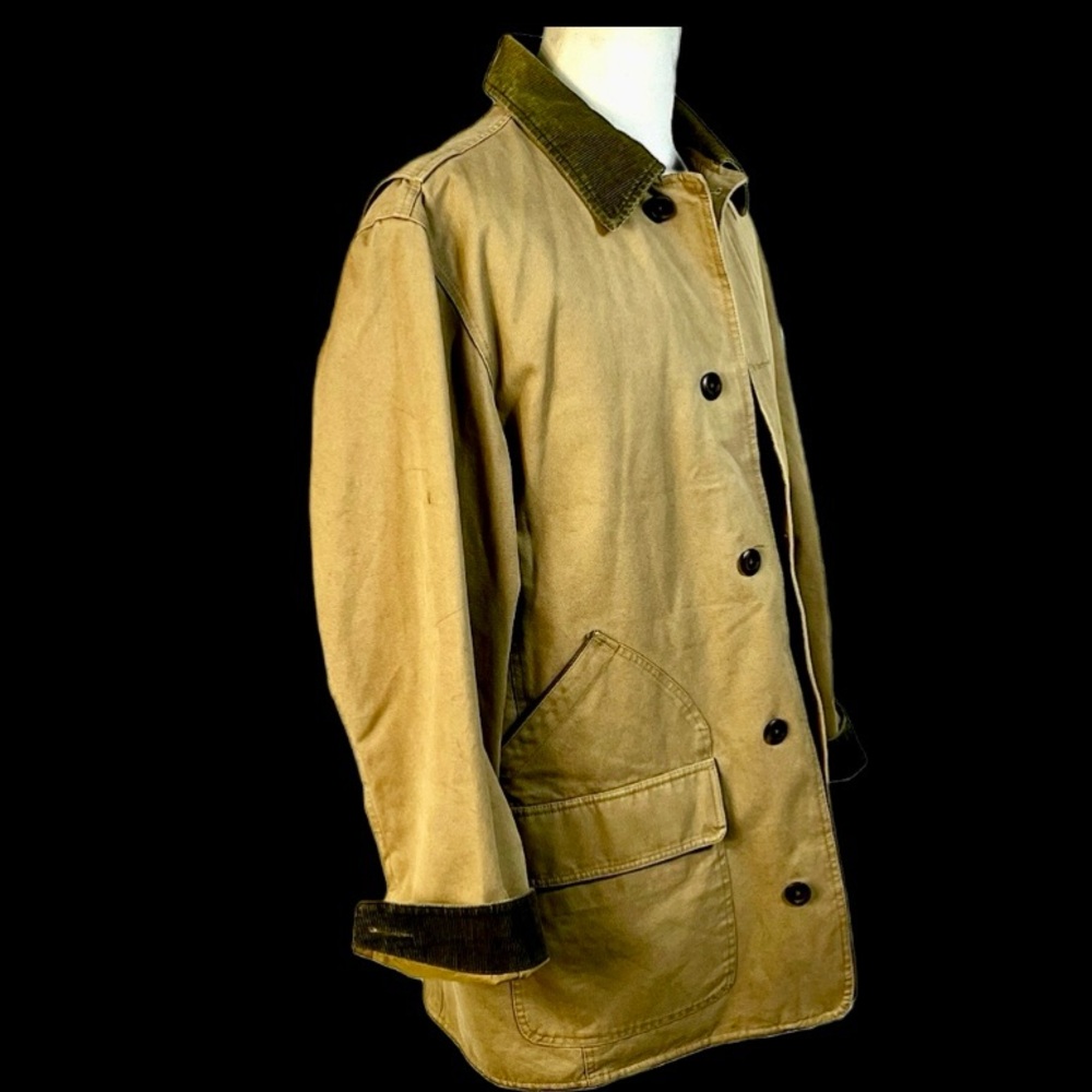 GAP Men’s Barn Coat Cotton Canvas Corduroy Sz L Outdoor Rugged Streetwear - Picture 2 of 11